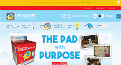 Desktop Screenshot of lennypads.com